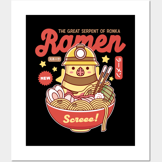 Serpent Of Ronka Ramen Wall Art by Lagelantee